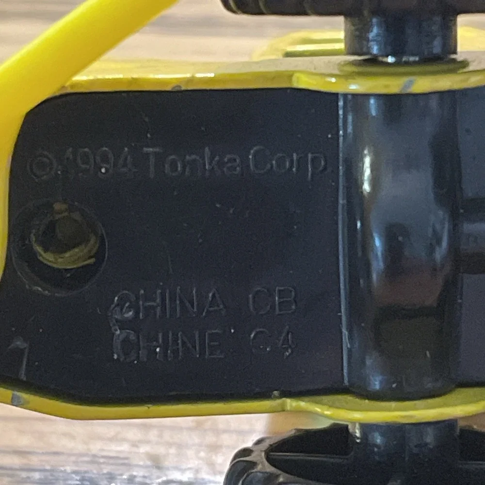Tonka 1994 Yellow By Vintage Mini Diecast Construction Toy‎ & 2003 Lil Chuck
